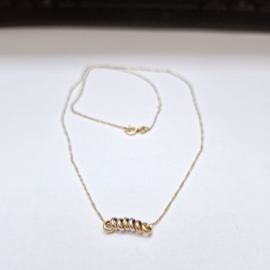 CADENA,DIJE ORO 14 K 1,30 GRMS (SEMINUEVO)
