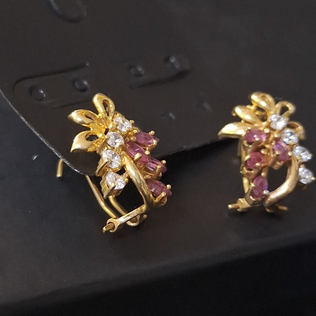 ARETES PAR ORO 10 K 3,80 GRMS (SEMINUEVO)
