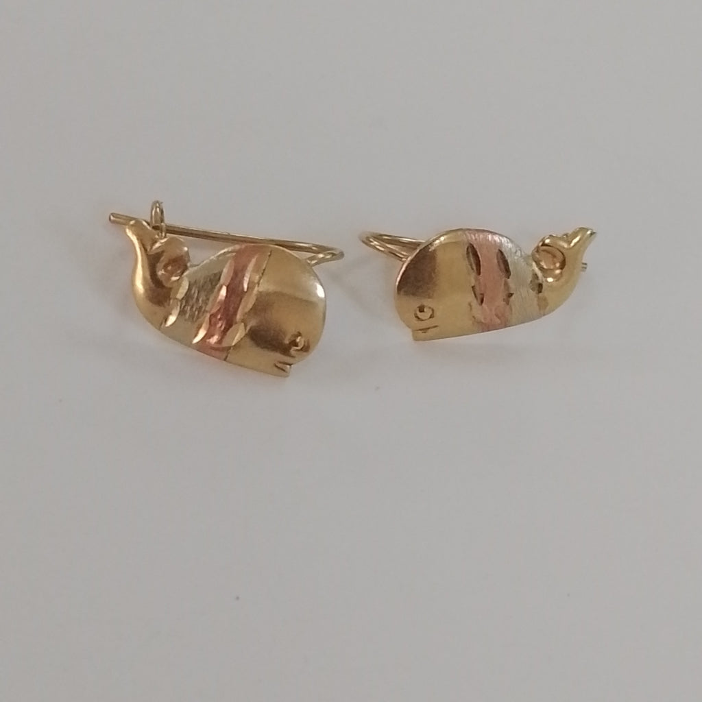 ARETES PAR ORO 10 K 1,10 GRMS (SEMINUEVO)