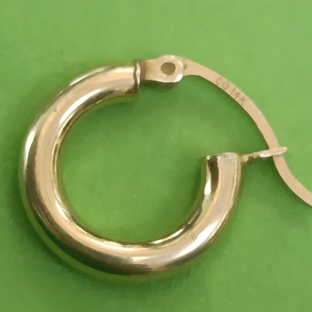 ARRACADAS PAR ORO 14 K 1.3 GRMS (SEMINUEVO)