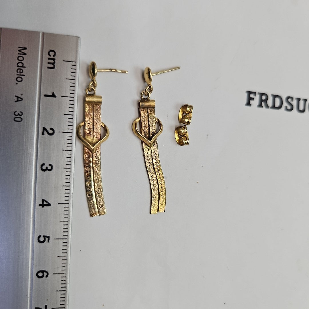 BROQUELES PAR ORO 10 K 3.6 GRMS (SEMINUEVO)