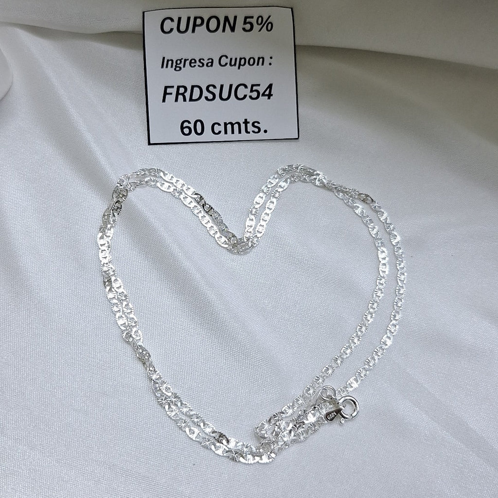 CADENA GUCHI PLATA .925 60 CM 4.12 GR (NUEVO)