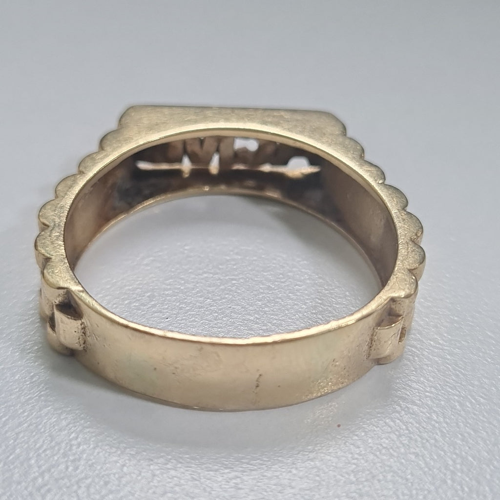 ANILLO ORO 14 K 11.4 GRMS (SEMINUEVO)