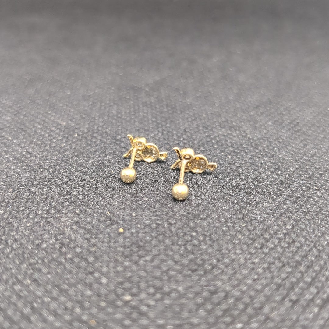 BROQUELES PAR ORO 14 K 1 GRMS (SEMINUEVO)