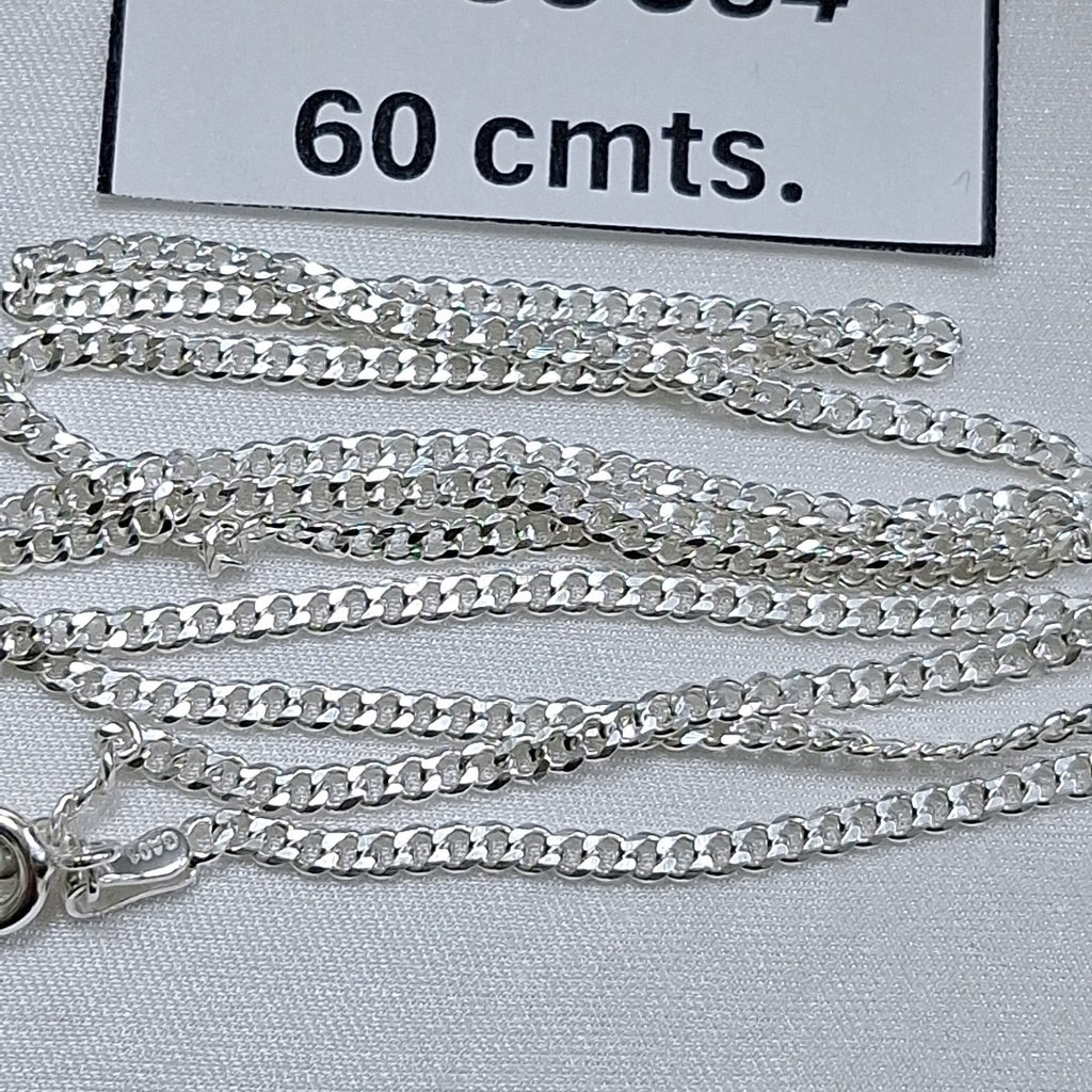 CADENA BARBADA PLATA .925 60 CM 6.63 GR (NUEVO)
