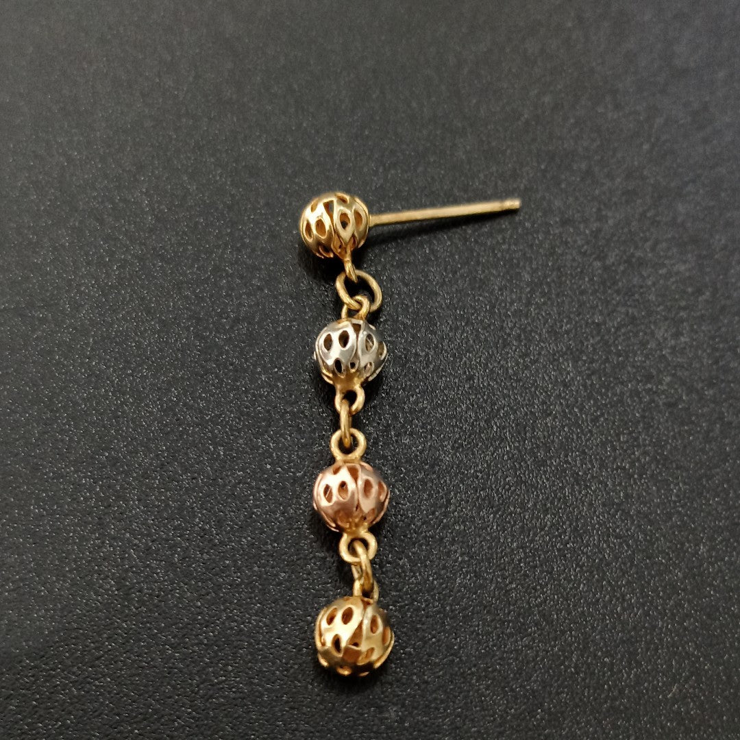 ARETES PAR ORO 14 K 2.5 GRMS (SEMINUEVO)