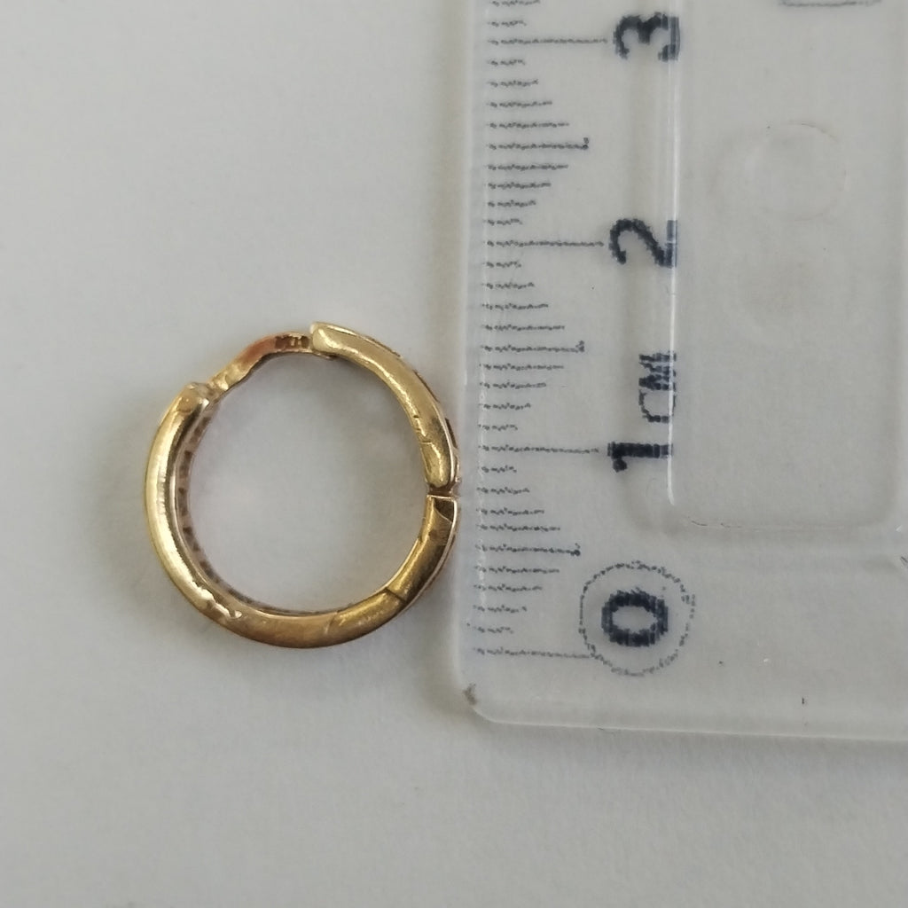 ARETES PAR ORO 10 K 2.3 GRMS (SEMINUEVO)