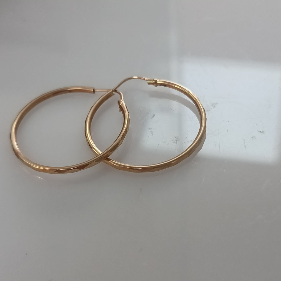 ARRACADAS PAR ORO 10 K 1.5 GRMS (SEMINUEVO)