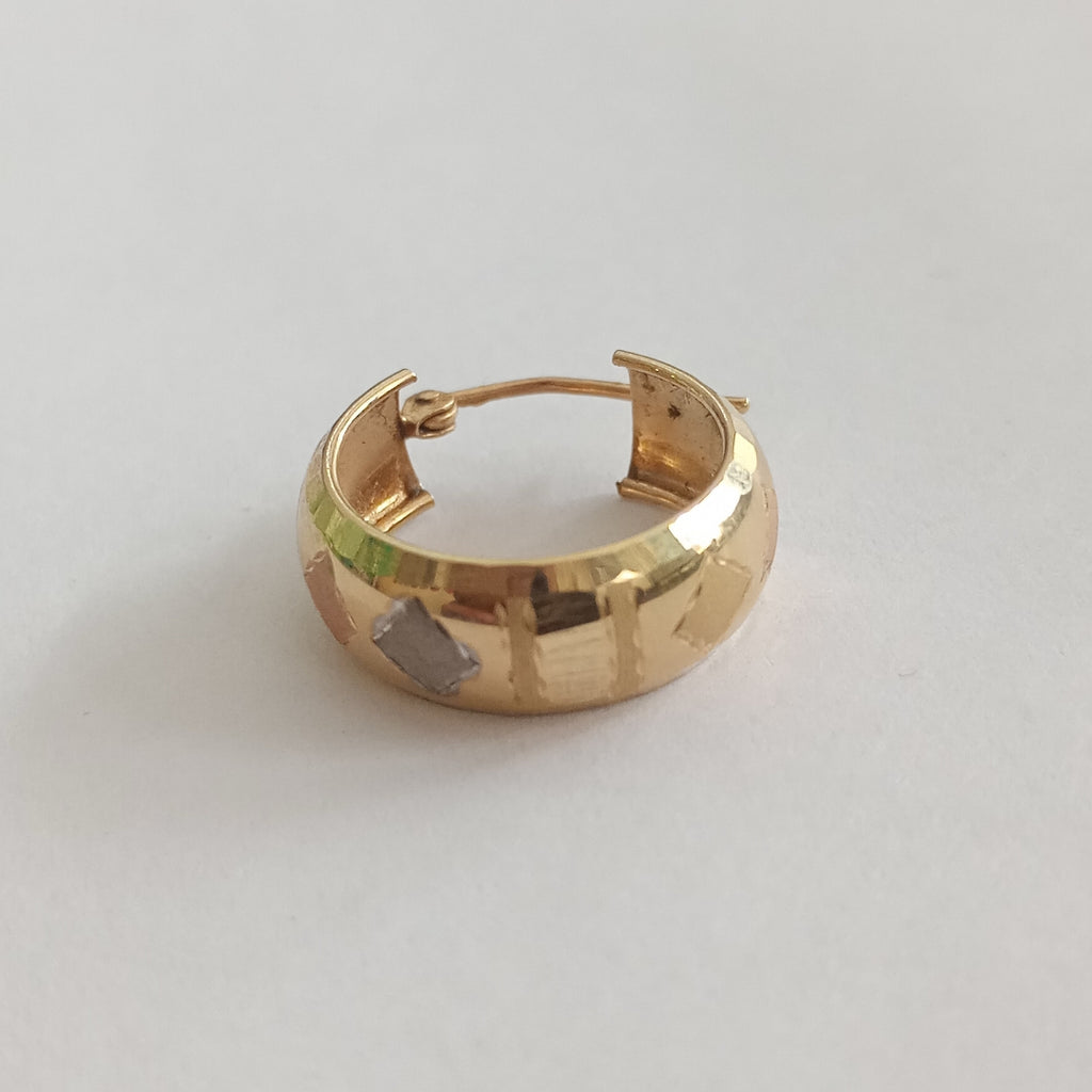 ARRACADAS PAR ORO 14 K 2,10 GRMS (SEMINUEVO)