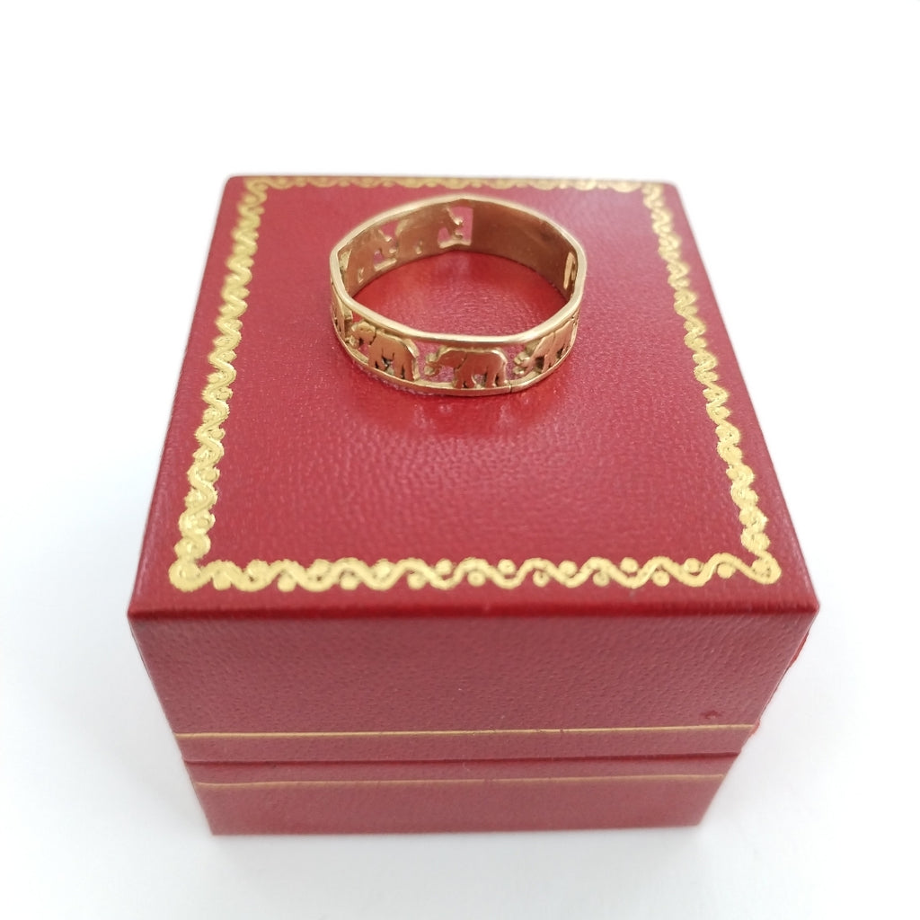 ARGOLLA DE LA SUERTE ORO 14 K 2,30 GRMS (SEMINUEVO)