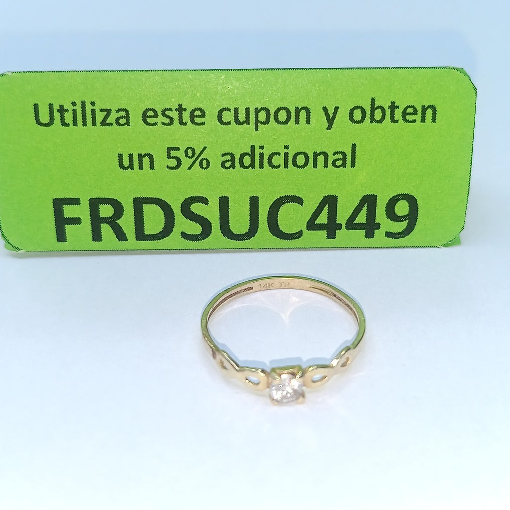 ANILLITO ORO 14 K 0.9 GRMS (SEMINUEVO)