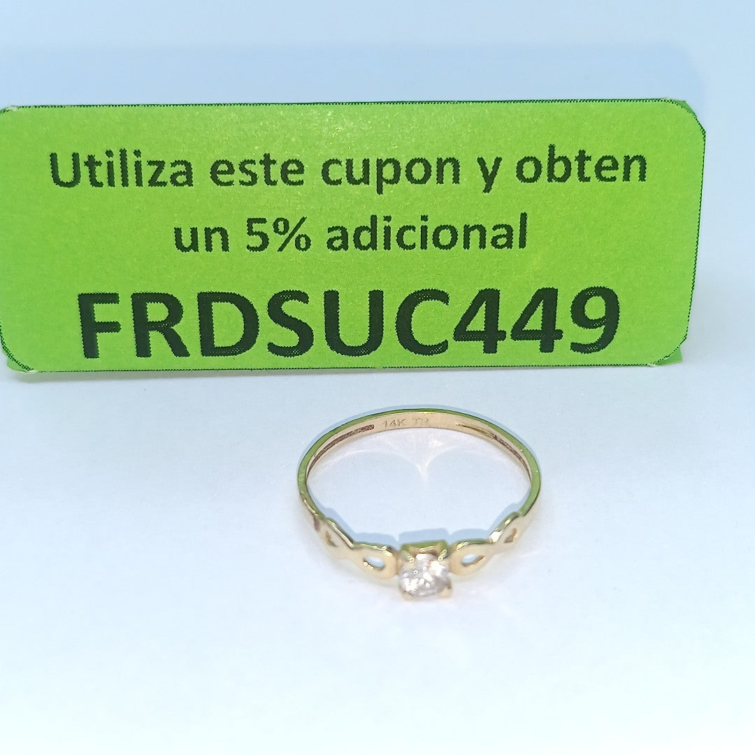 ANILLITO ORO 14 K 0.9 GRMS (SEMINUEVO)