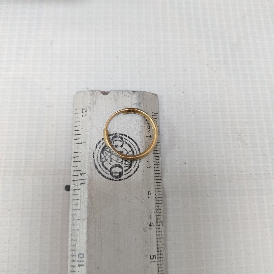 ARRACADAS PAR ORO 14 K 1.4 GRMS (SEMINUEVO)