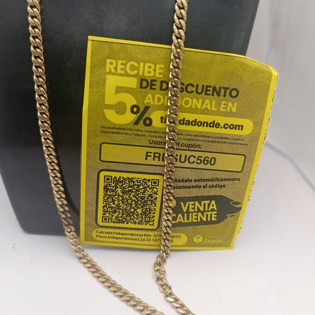 CADENA ORO 10 K 26.4 GRMS (SEMINUEVO)