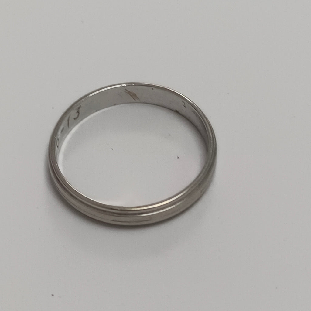 ANILLO ORO, ORO BLANCO 14 K 3.2 GRMS (SEMINUEVO)