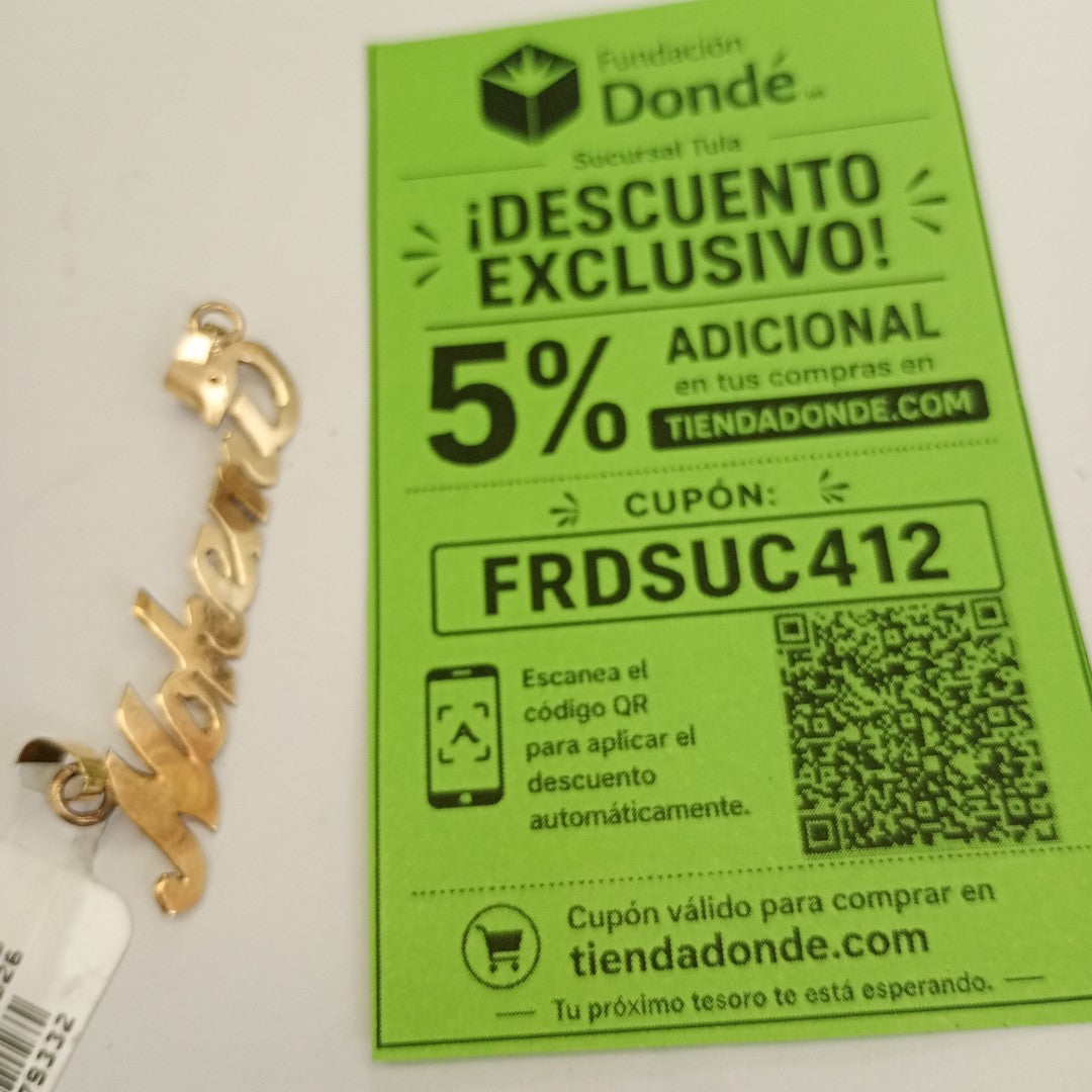 DIJE ORO 10 K 1.9 GRMS (SEMINUEVO)