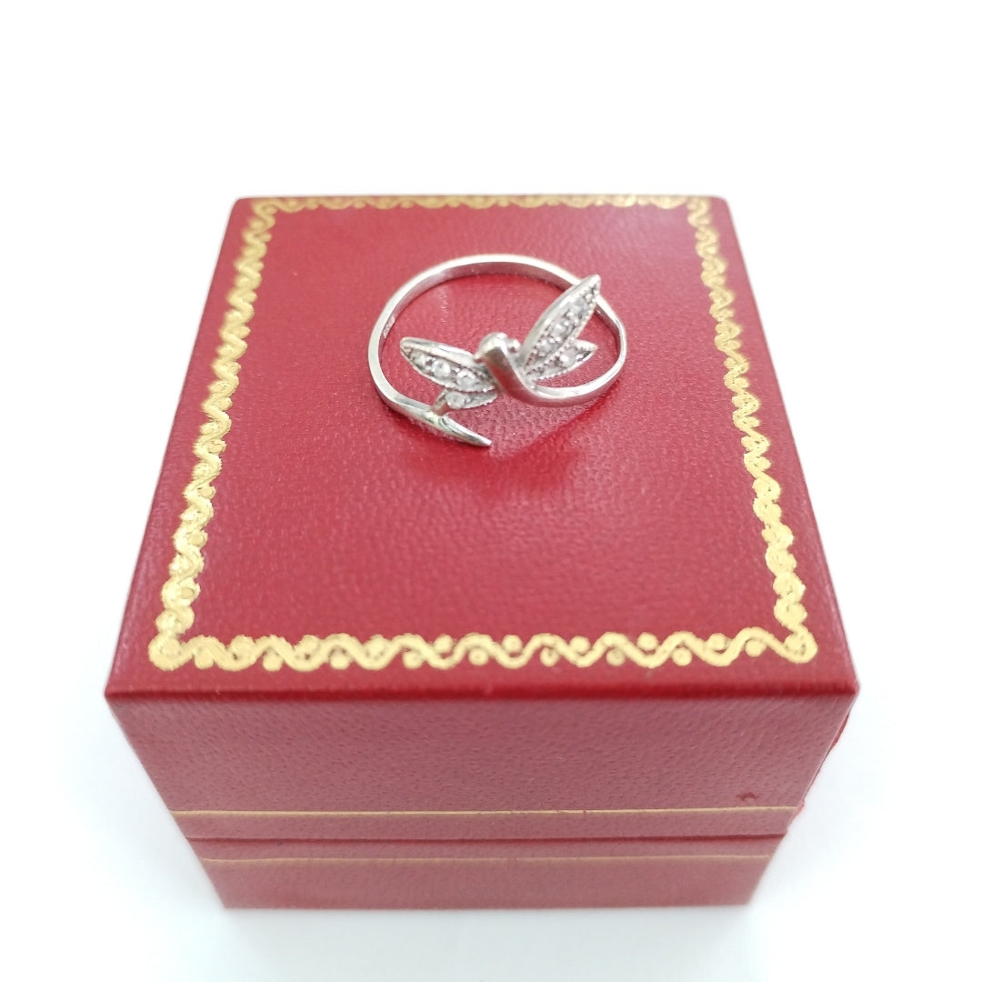 ANILLITO ORO BLANCO 14 K 1,20 GRMS (SEMINUEVO)