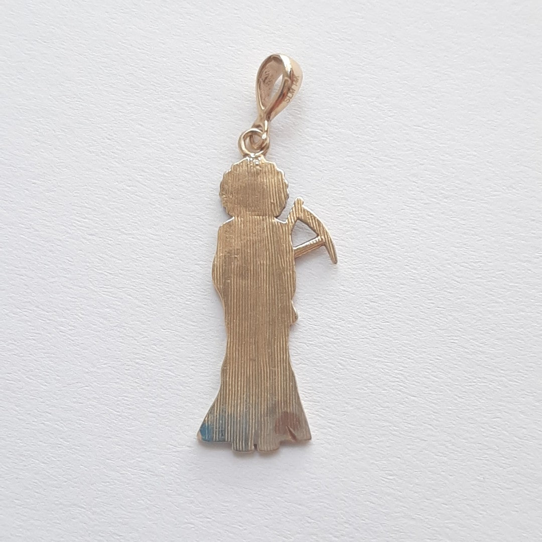DIJE ORO,RODIADO 14 K 1,70 GRMS (SEMINUEVO)