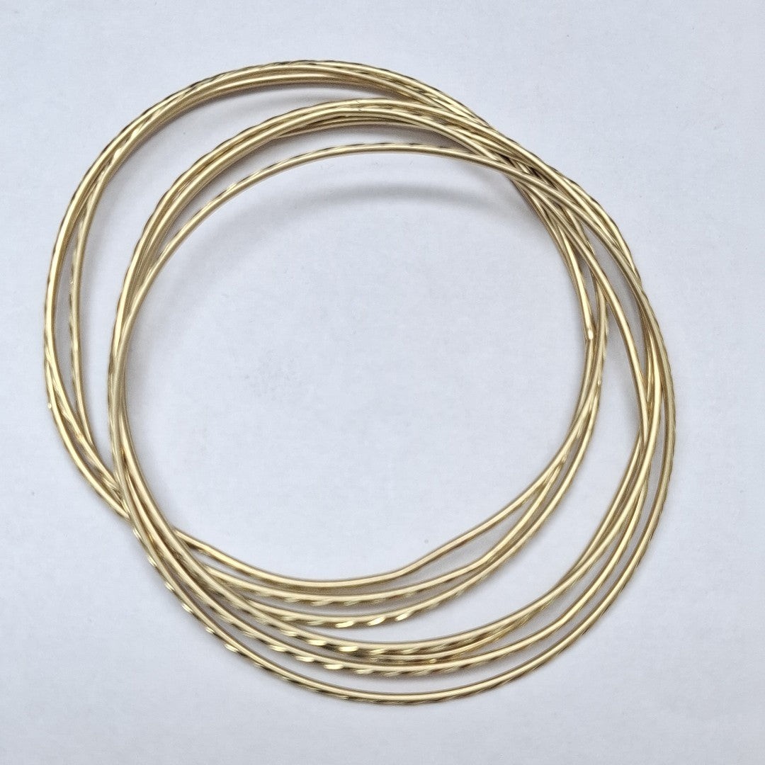 SEMANARIO DE ARGOLLAS ORO 14 K 15.4 GRMS (SEMINUEVO)