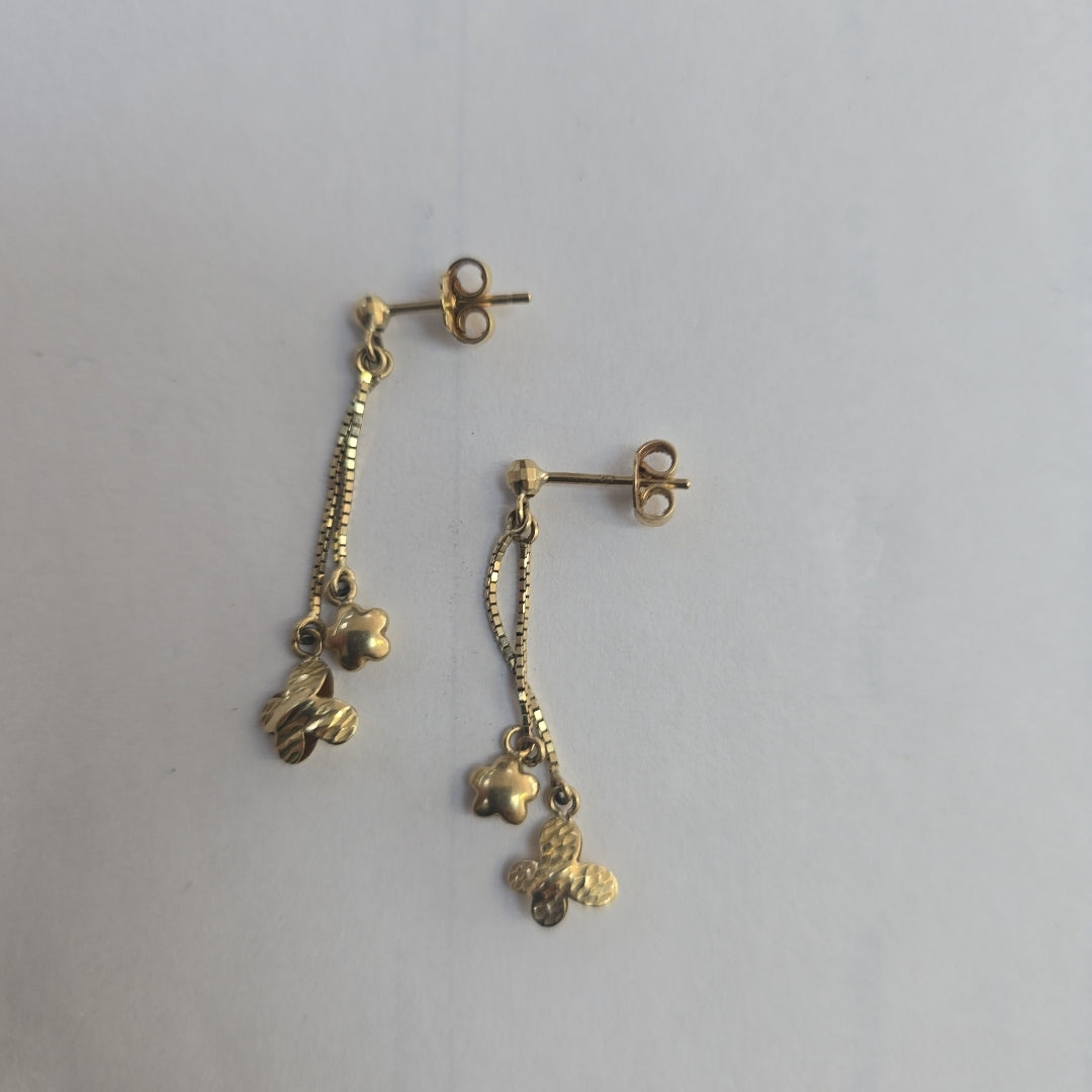 BROQUELES PAR ORO 10 K 1,50 GRMS (SEMINUEVO)