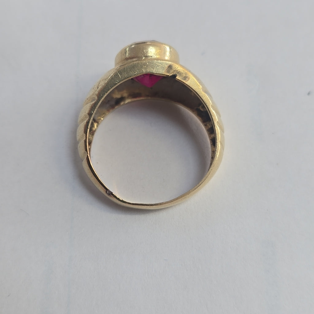 ANILLO ORO 14 K 8,40 GRMS (SEMINUEVO)
