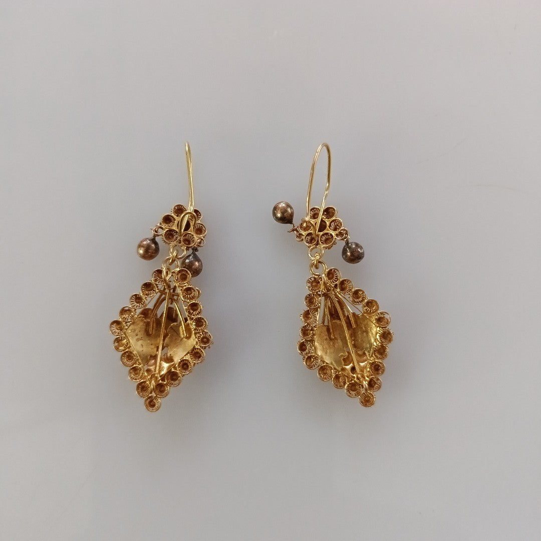 ARETES PAR ORO 8 K 3,40 GRMS (SEMINUEVO)