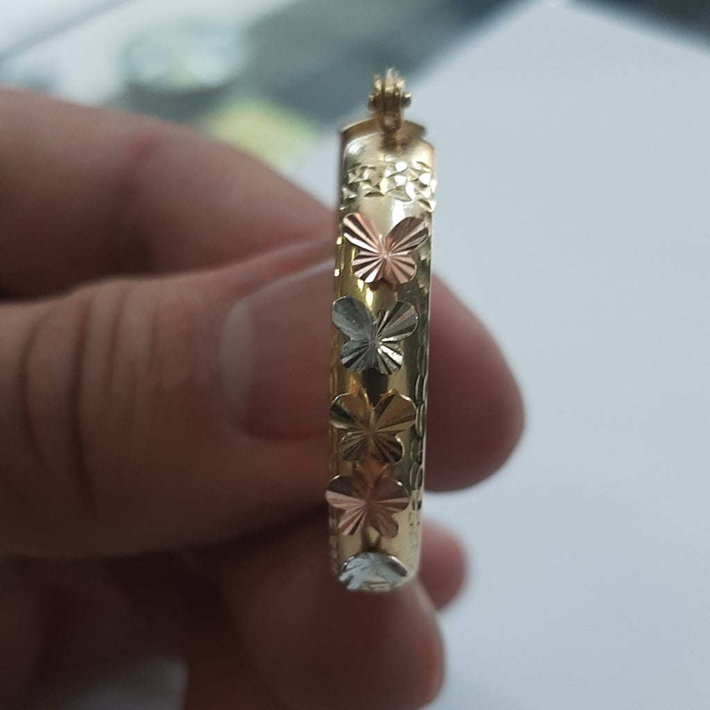 ARRACADAS PAR ORO 14 K 4,80 GRMS (SEMINUEVO)