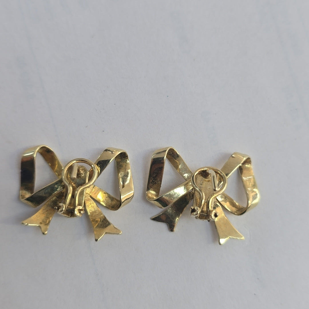ARETES PAR ORO 14 K 7,00 GRMS (SEMINUEVO)
