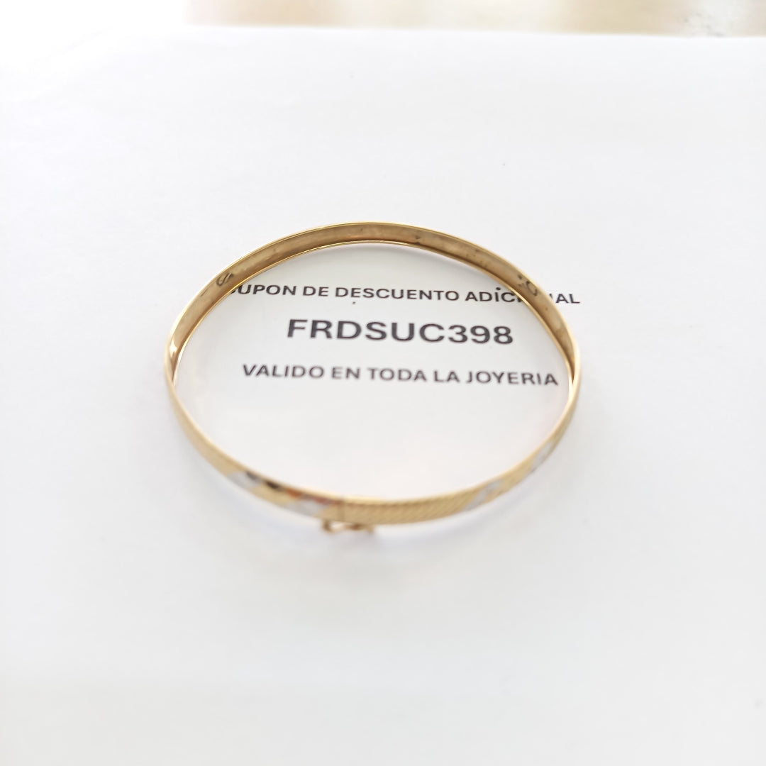 PULSERA RIGIDA ORO 14 K 4.1 GRMS (SEMINUEVO)