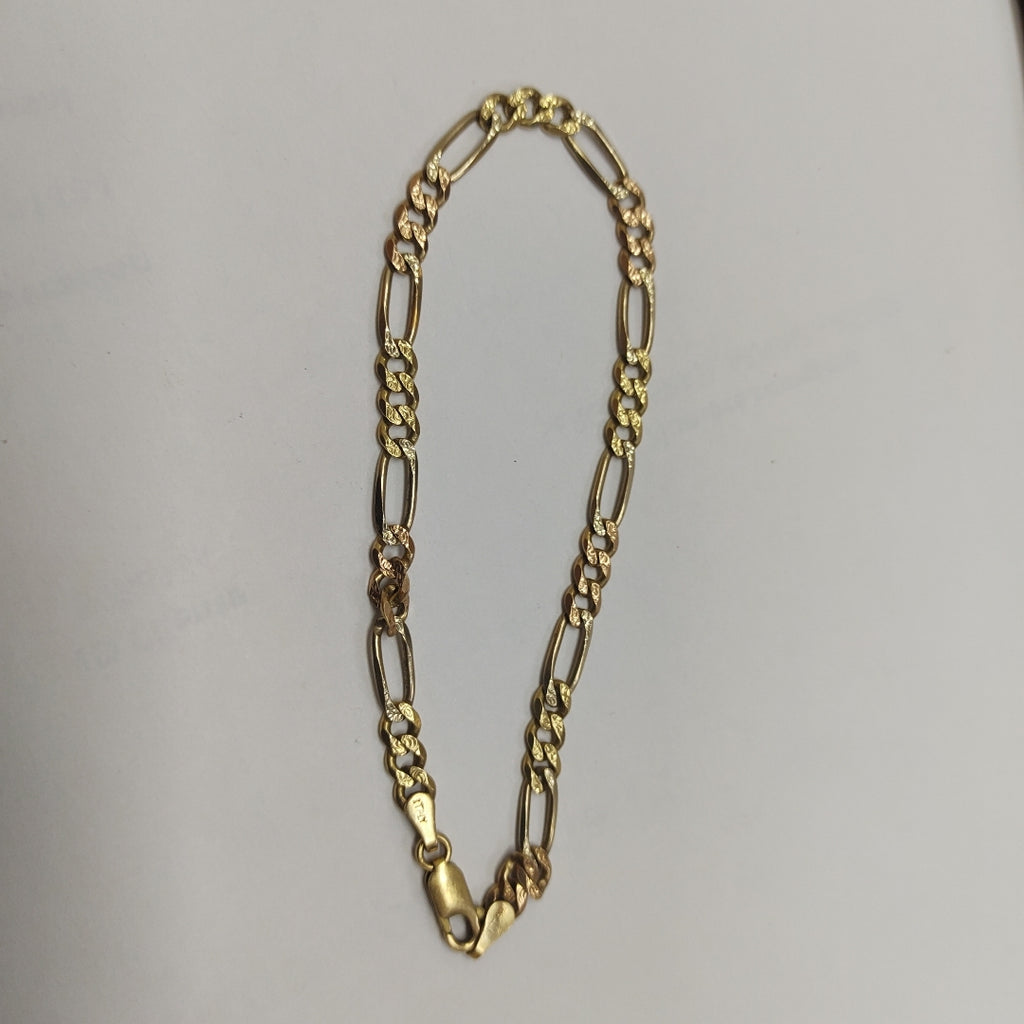 PULSERA ORO COMBINADO 14 K 8.2 GRMS (SEMINUEVO)