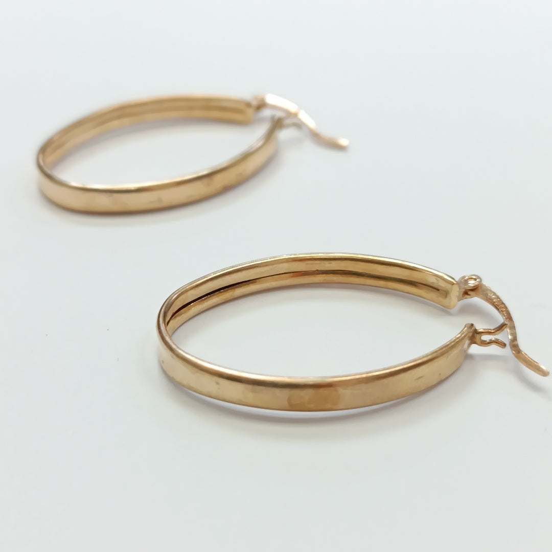 ARRACADAS PAR ORO 14 K 3.6 GRMS (SEMINUEVO)
