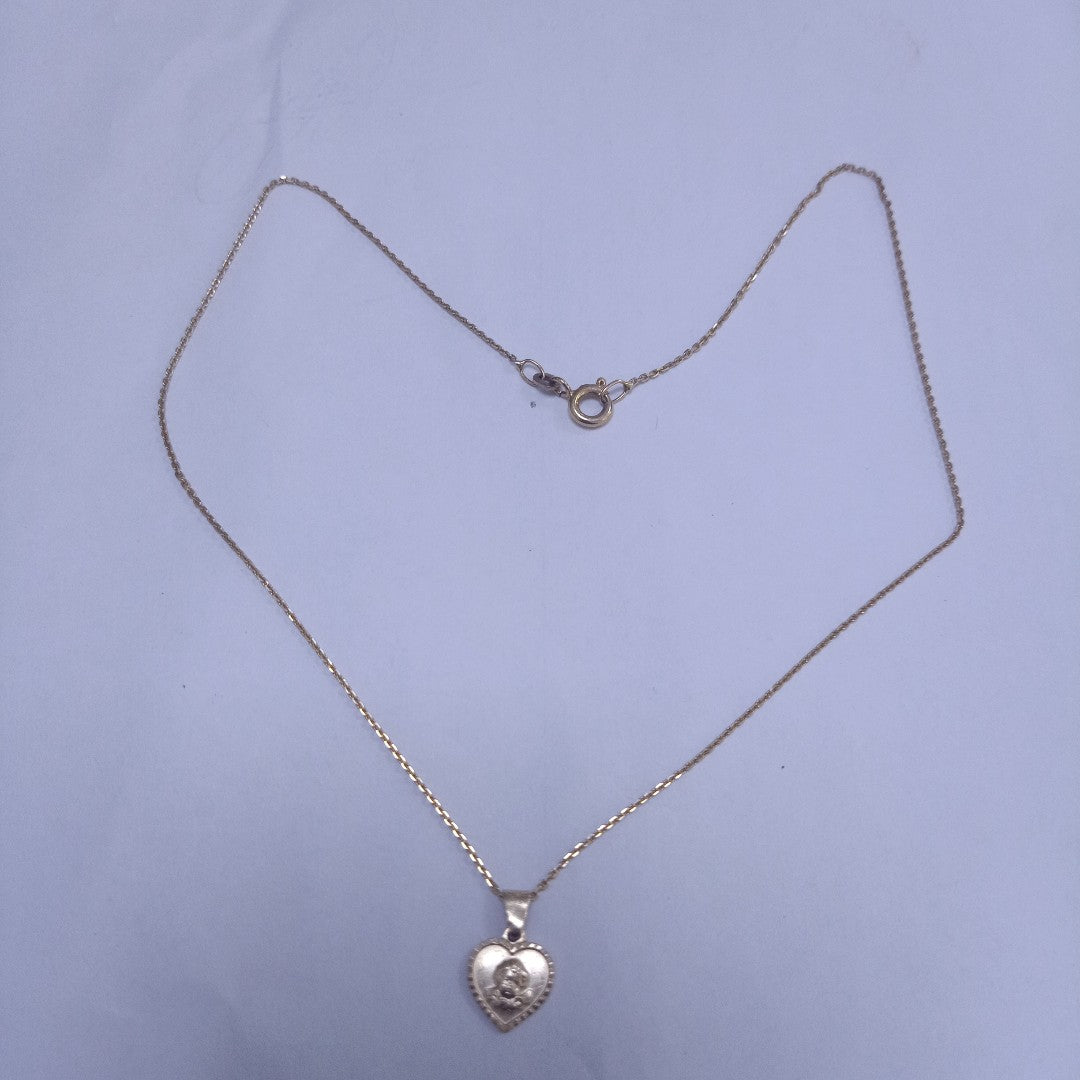CADENA,DIJE ORO 14 K 2,10 GRMS (SEMINUEVO)
