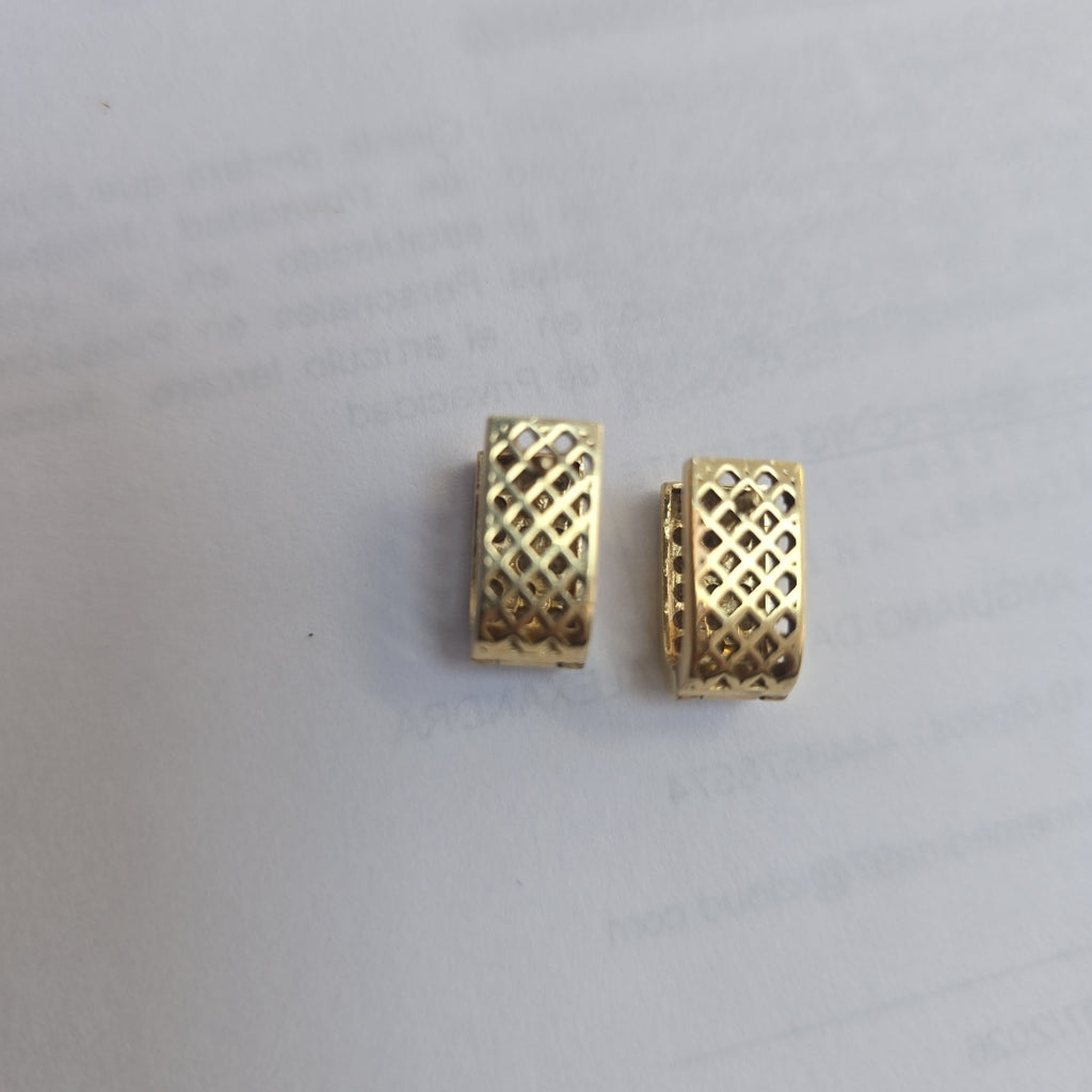 ARETES PAR ORO 14 K 5,20 GRMS (SEMINUEVO)