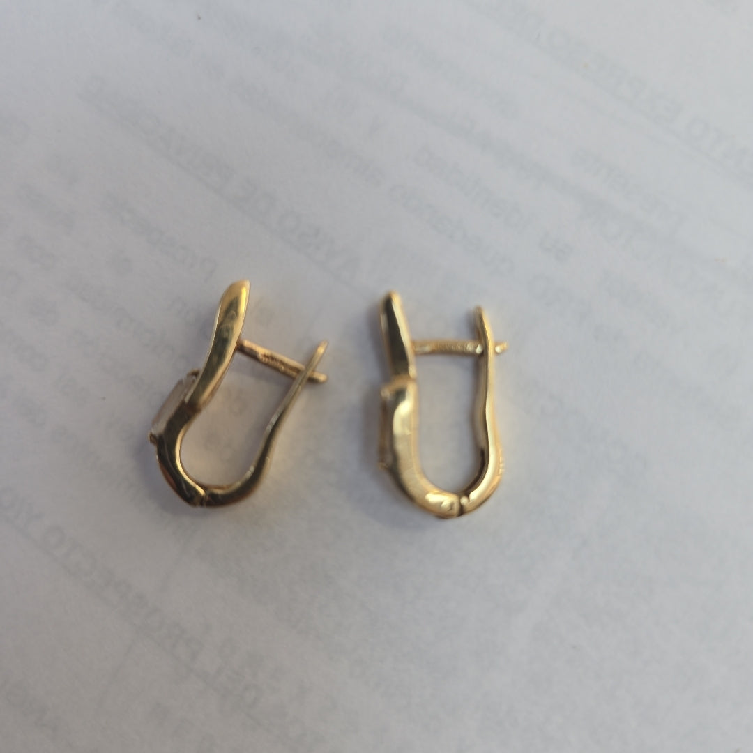 ARETES PAR ORO 14 K 3,70 GRMS (SEMINUEVO)