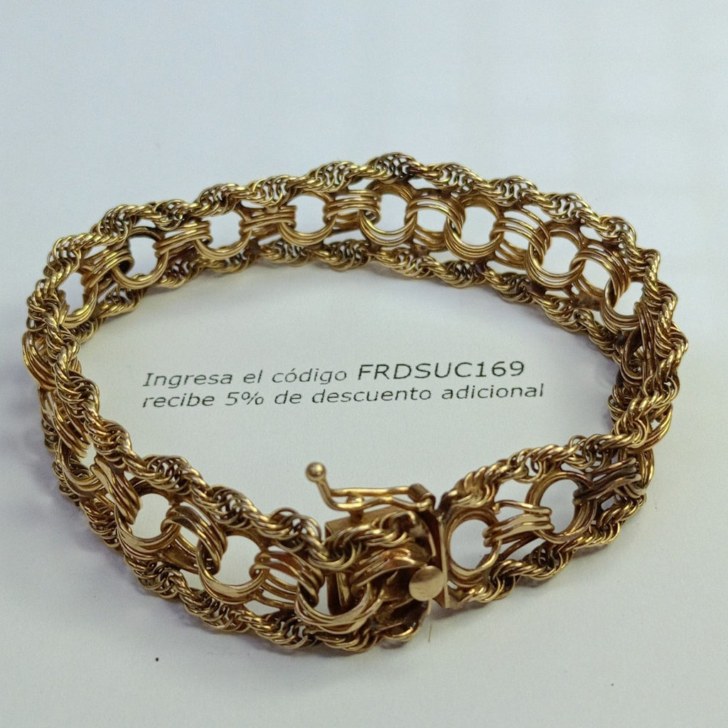 PULSERA ORO 14 K 19,40 GRMS (SEMINUEVO)