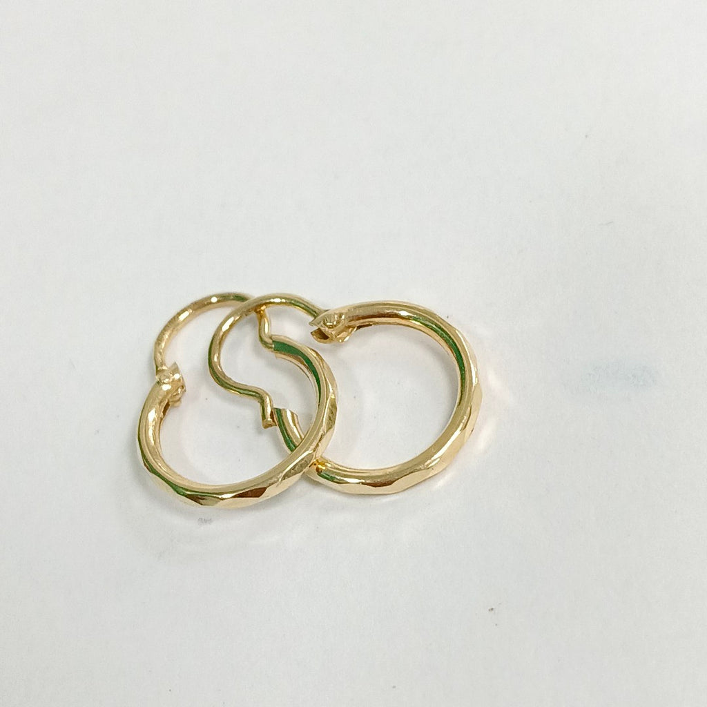 ARRACADAS PAR ORO 14 K 0.8 GRMS (SEMINUEVO)