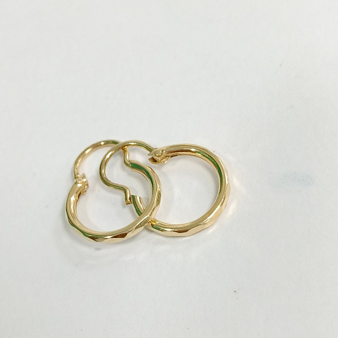 ARRACADAS PAR ORO 14 K 0.8 GRMS (SEMINUEVO)