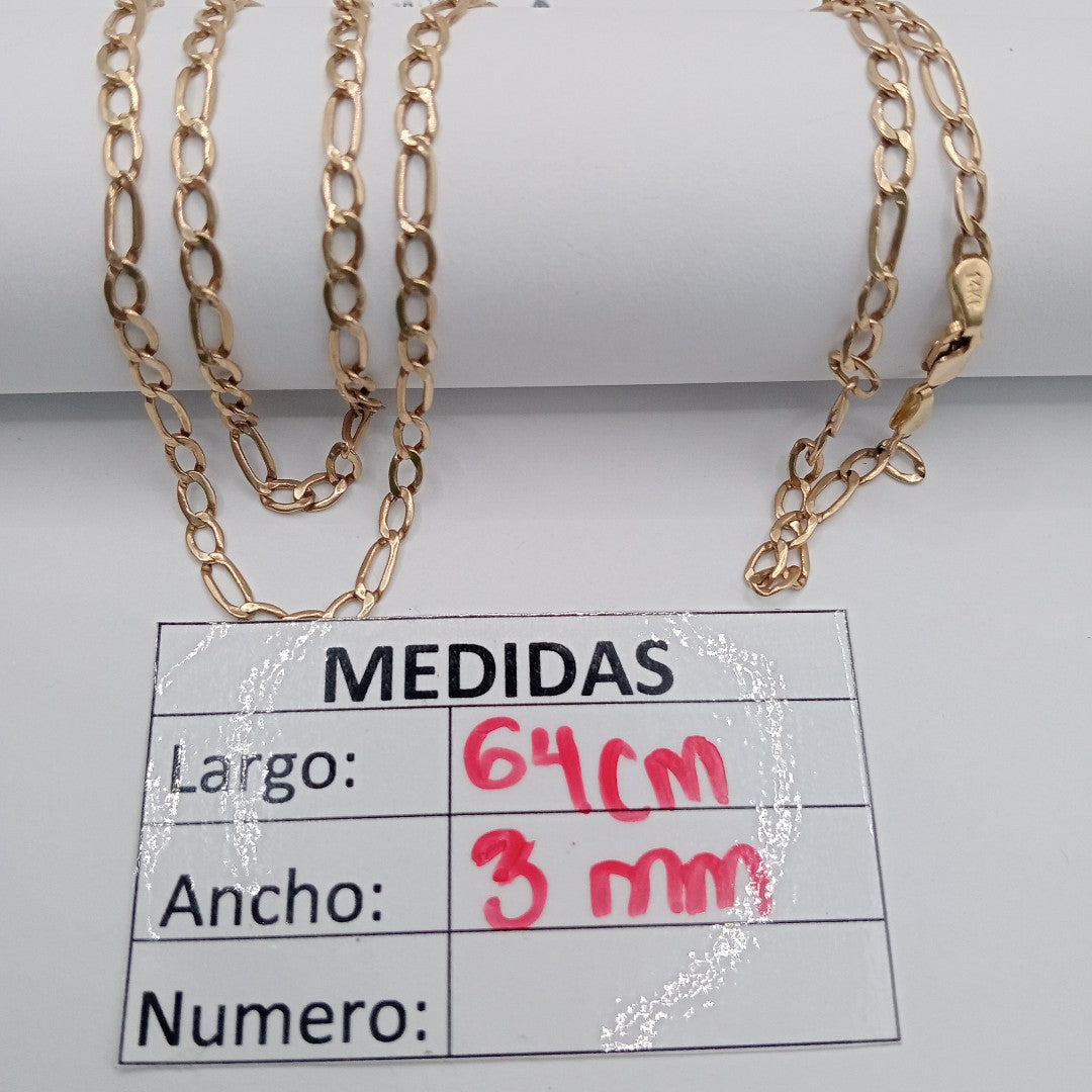 CADENA ORO 14 K 4.7 GRMS (SEMINUEVO)