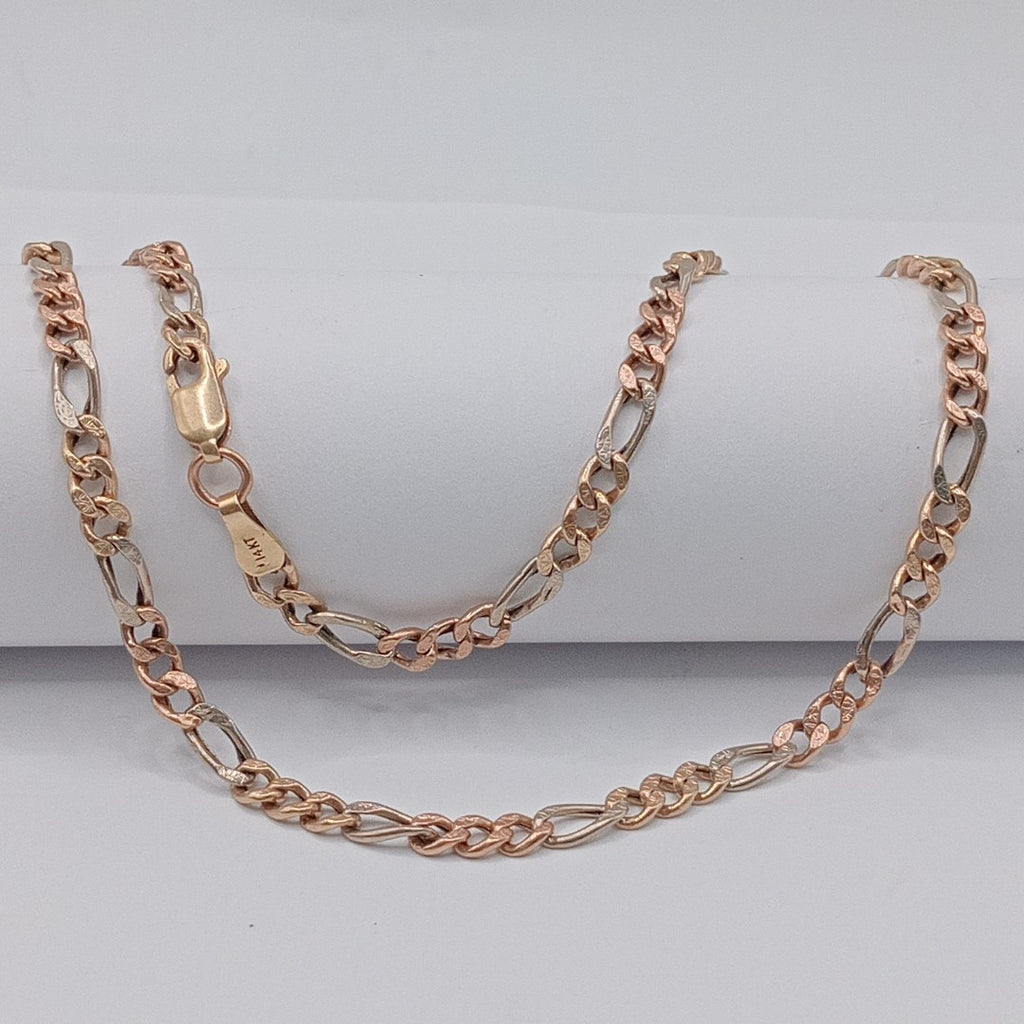 CADENA ORO COMBINADO 14 K 5,30 GRMS (SEMINUEVO)