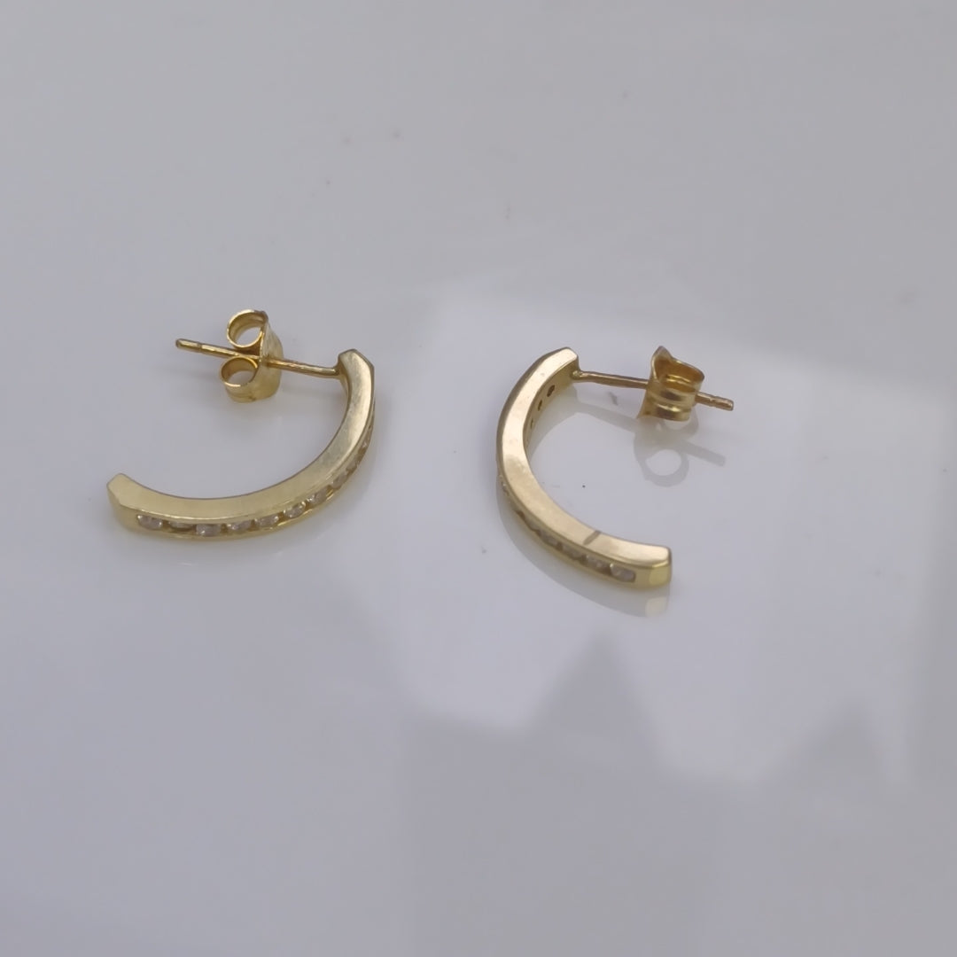 BROQUELES PAR ORO 14 K 2.3 GRMS (SEMINUEVO)
