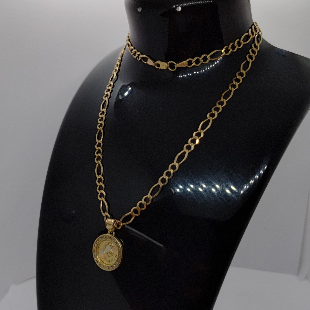 CADENA, DIJE ORO 10 K 7.4 GRMS (SEMINUEVO)