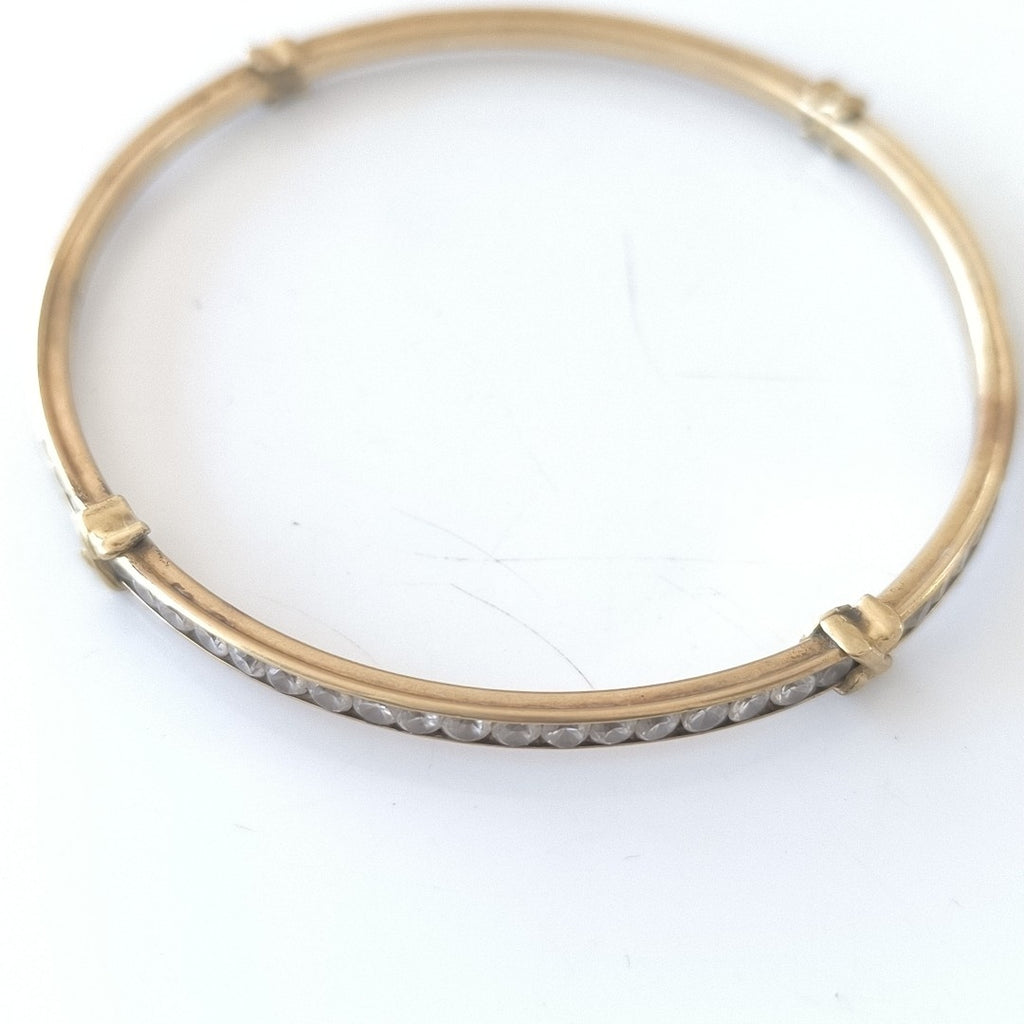 PULSERA RIGIDA ORO 10 K 8.5 GRMS (SEMINUEVO)