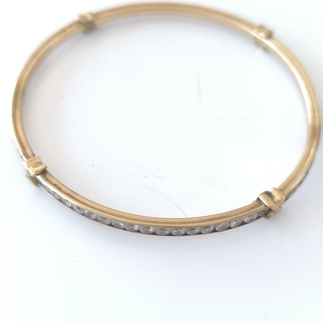 PULSERA RIGIDA ORO 10 K 8.5 GRMS (SEMINUEVO)