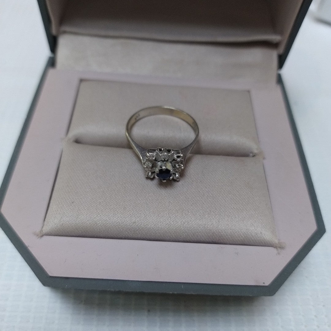 ANILLO ORO BLANCO 18 K 2,60 GRMS (SEMINUEVO)
