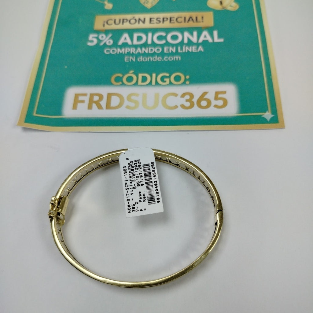 PULSERA RIGIDA ORO 14 K 16,50 GRMS (SEMINUEVO)