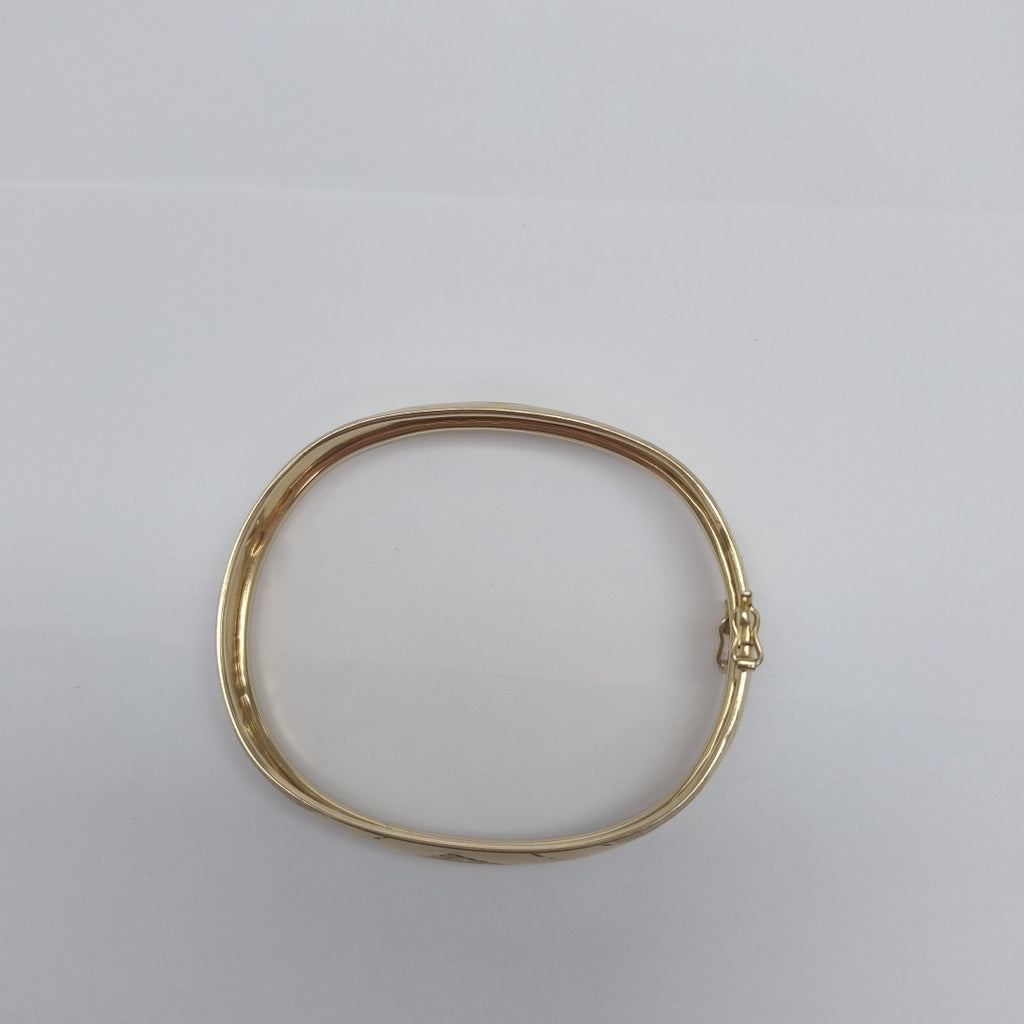 PULSERA RIGIDA ORO 14 K 7.8 GRMS (SEMINUEVO)