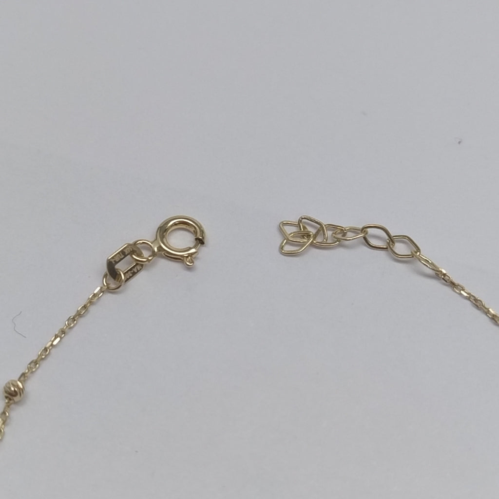 PULSERA ORO COMBINADO 14 K 0.8 GRMS (SEMINUEVO)