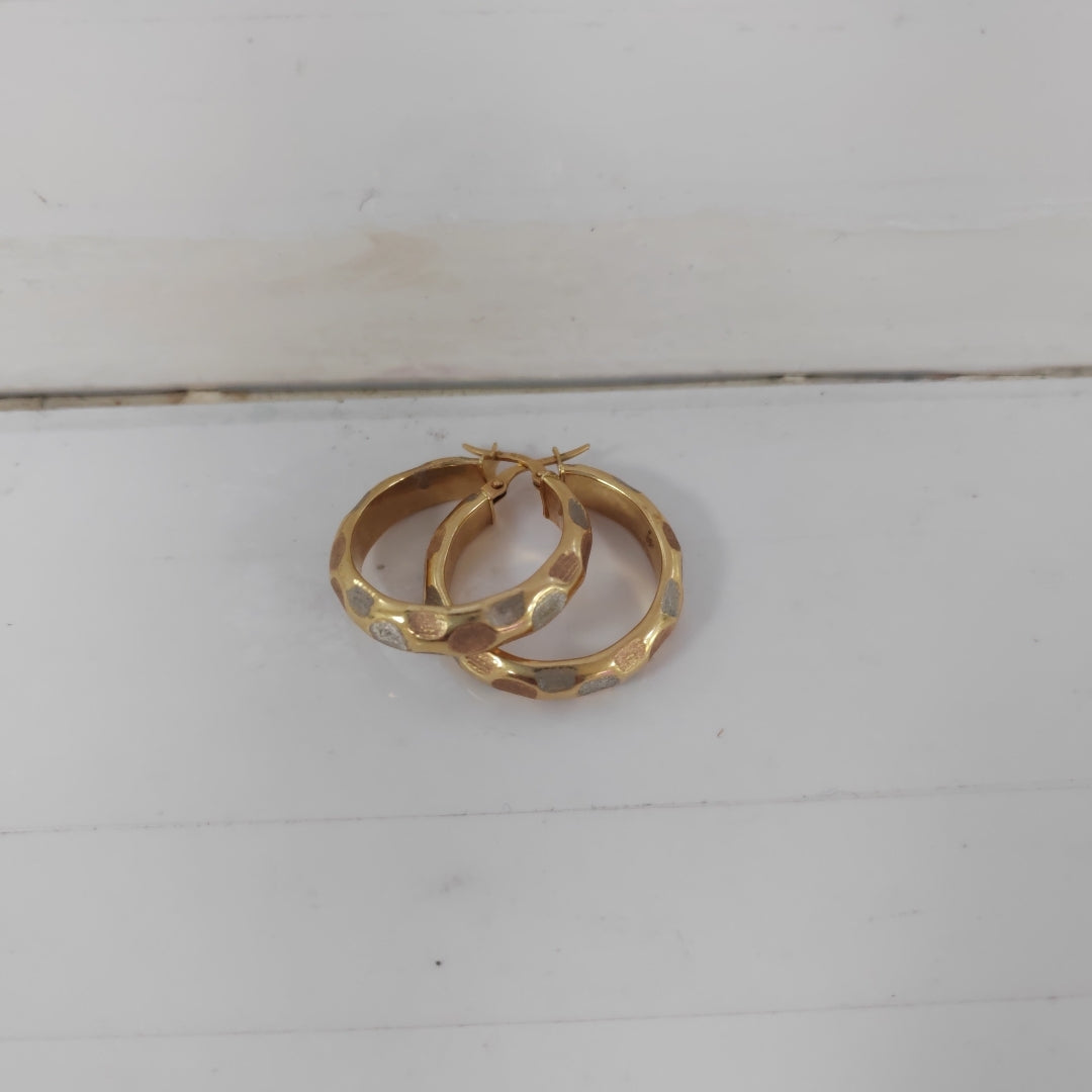 ARRACADAS PAR ORO 14 K 4.4 GRMS (SEMINUEVO)
