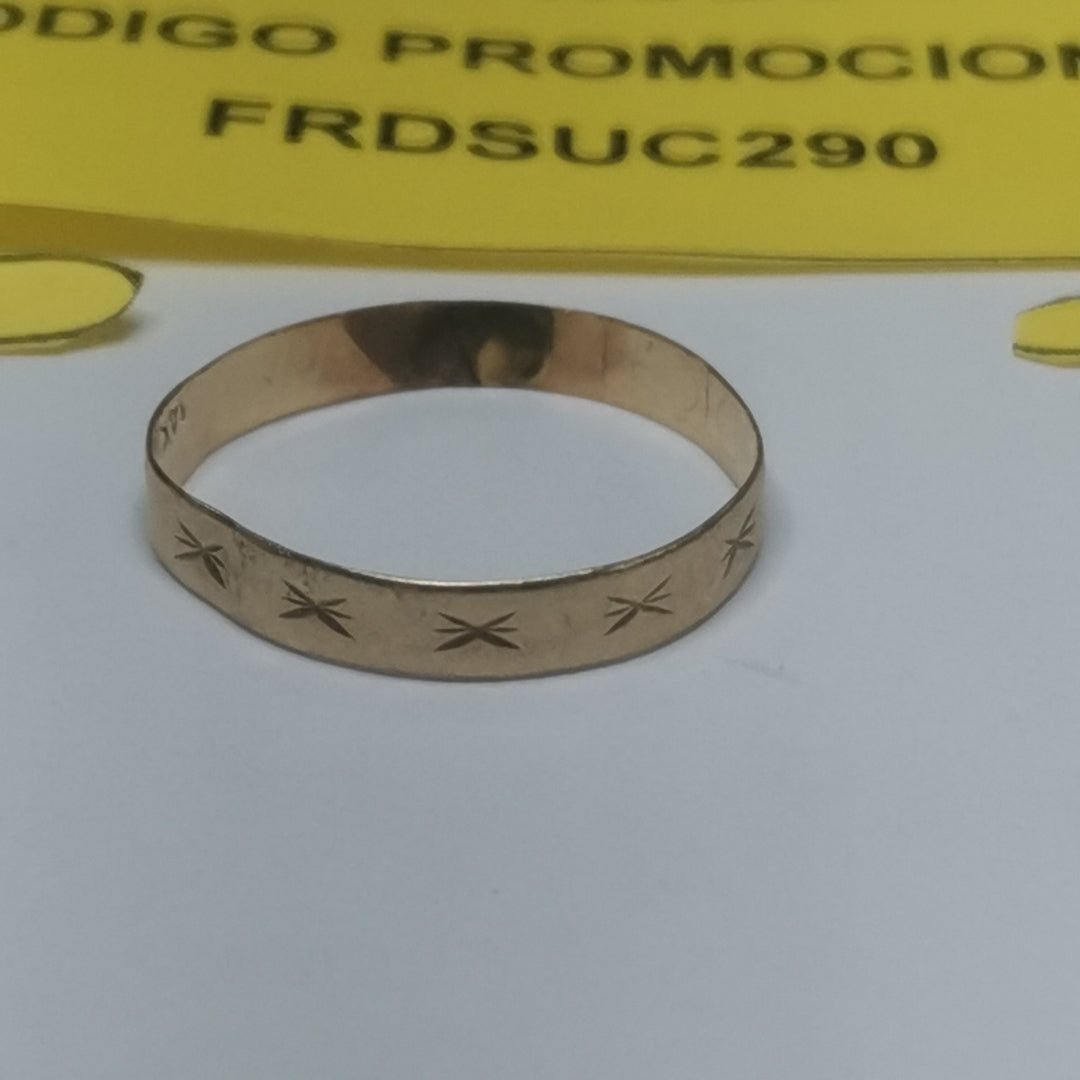 ARGOLLA ORO 14 K 0,80 GRMS (SEMINUEVO)