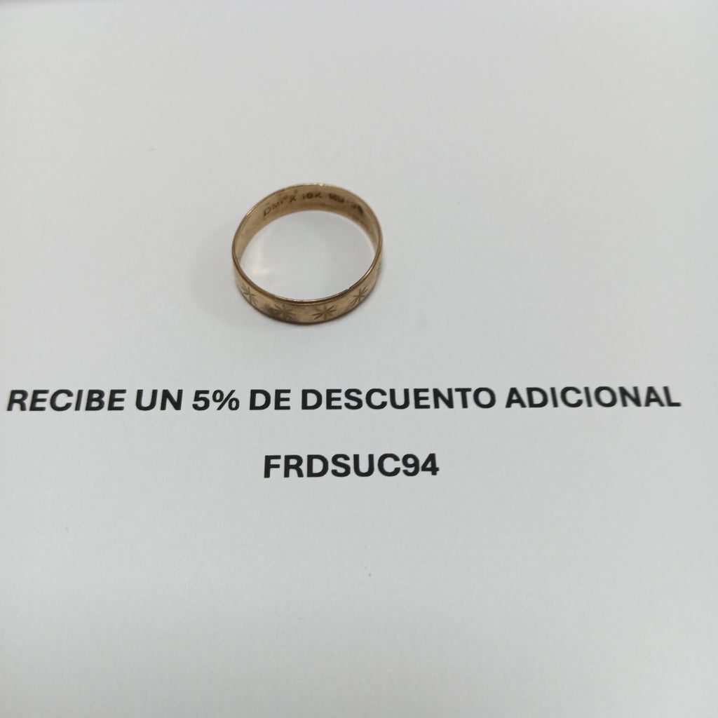 ARGOLLA ORO 8 K 1.6 GRMS (SEMINUEVO)